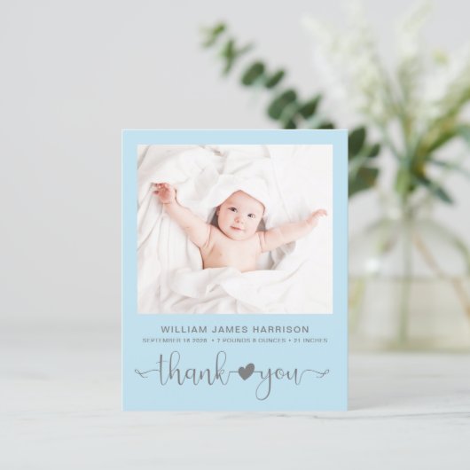 Budget Foto Blue Baby Geburtserklärung (Stehend Vorderseite)