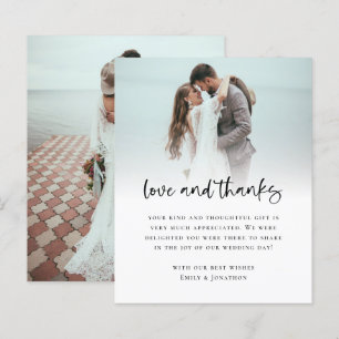Budget Foto Bold Script Wedding Liebe Dank