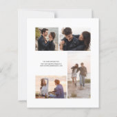 Budget Foto Brown Gold Agate Save the Date (Rückseite)