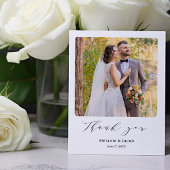 Budget Foto Calligraphy Wedding Danke, Cards