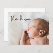 Budget Foto Chic Vielen Dank Script Baby Junge (Vorne/Hinten)