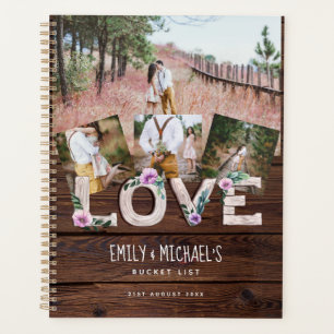 BUDGET Foto Collage Bucket List Paare behalten Planer