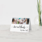 Budget Foto Collage elegante Babydusche Vielen Dan (Vorderseite)