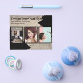 Budget Foto Collage Event Einladung Hochzeit Flyer (Einzeln)