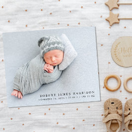 Budget Foto Collage Geburtsankündigung