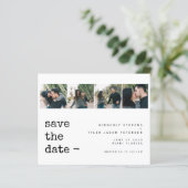 Budget Foto Collage moderne Hochzeit speichern das (Stehend Vorderseite)