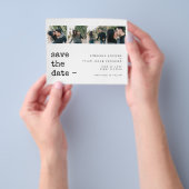 Budget Foto Collage moderne Hochzeit speichern das Flyer (Gruppe)