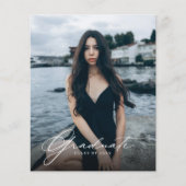 BUDGET Foto Collage QR Code Graduation Party (Vorderseite)