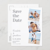 Budget Foto Collage QR Code Hochzeit speichern das (Vorne/Hinten)
