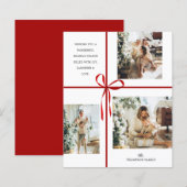BUDGET Foto Collage Red Box Weihnachten (Vorne/Hinten)