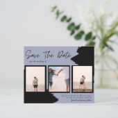 BUDGET Foto Collage Rett Datum Hochzeit Moderne (Stehend Vorderseite)
