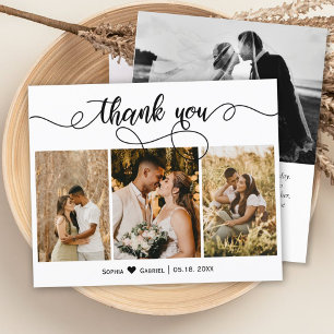 Budget Foto Collage Script Hochzeit Danke Karte