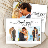 Budget Foto Collage Script Hochzeit Danke Karte