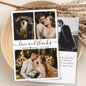 Budget Foto Collage Wedding Danke Karte