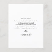 Budget Foto Collage Wedding Vielen Dank (Rückseite)