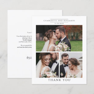 Budget Foto Collage Wedding Vielen Dank