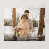 Budget Foto Collage Wedding Vielen Dank Flyer (Hinten)