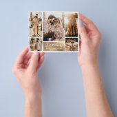 Budget Foto Collage Wedding Vielen Dank Flyer (Gruppe)