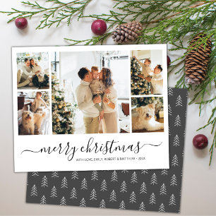 Budget Foto Collage Weihnachtsfeiertag Flyer