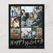 Budget Foto Collage Weihnachtskarte Flyer (Vorne)