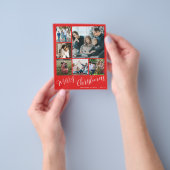 Budget Foto Collage Weihnachtskarte Flyer (Gruppe)