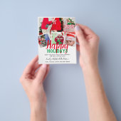 Budget Foto Collage Weihnachtskarte lädt Letter ei Flyer (Gruppe)