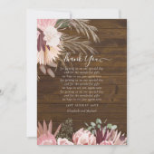 BUDGET-Foto Danke, dass Sie Karte Pampas Grass Hoc (Vorderseite)