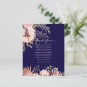 BUDGET-Foto Danke, dass Sie Karte Pampas Grass Hoc (Stehend Vorderseite)