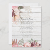 BUDGET-Foto Danke, dass Sie Karte Pampas Grass Hoc (Vorderseite)