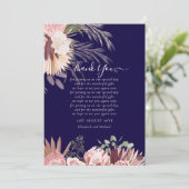 BUDGET-Foto Danke, dass Sie Karte Pampas Grass Hoc (Stehend Vorderseite)