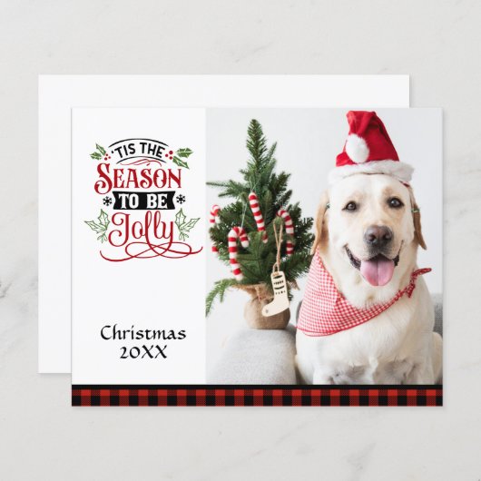 Budget Foto Das ist die Jahreszeit zu Weihnachten. (Vorne/Hinten)