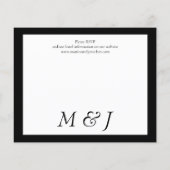 Budget Foto Elegant Wedding Moderner Flyer (Hinten)