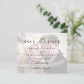 Budget Foto elegante Skripthochzeit speichern Sie (Stehend Vorderseite)