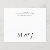 Budget Foto Elegante White Wedding Moderner Flyer (Hinten)