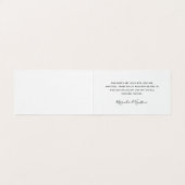 Budget Foto Eukalyptus Wedding Dankeschön Karte (Innenseite Aufgefaltet)