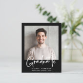 Budget Foto Fett Script Abschluss Ankündigung (Stehend Vorderseite)