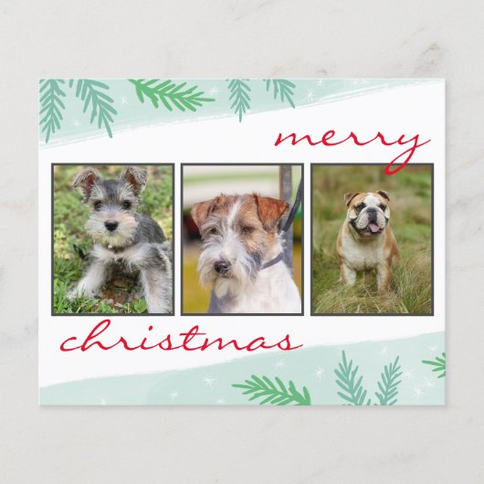 Budget Foto Frohe Weihnachten (Vorderseite)