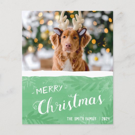 Budget Foto Frohe Weihnachten (Vorderseite)