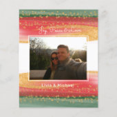 Budget Foto Frohe Weihnachtskarte (Vorderseite)