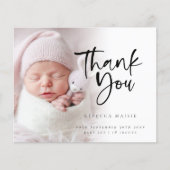 Budget Foto Girl Danke Geburtserklärung (Vorderseite)