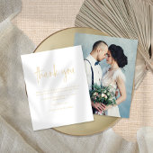 Budget Foto Gold Script Hochzeit Vielen Dank