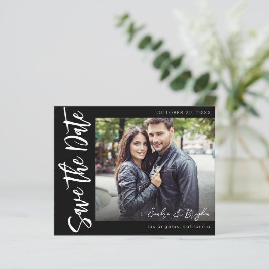 Budget Foto H MOD Chic 5 Save the Date (Stehend Vorderseite)