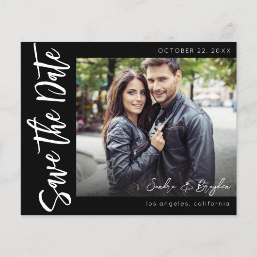 Budget Foto H MOD Chic 5 Save the Date Flyer (Vorne)
