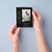 Budget Foto Handtypografie Save the Date B Flyer (Gruppe)