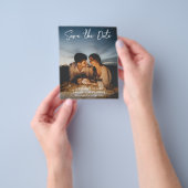 Budget Foto - Handwriting Vert Save the Date V2 Flyer (Gruppe)