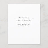 Budget Foto Happy Ferien Grüne Grußkarte Flyer (Hinten)