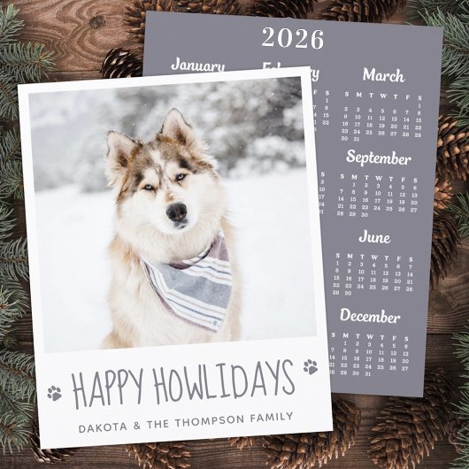 Budget Foto Happy Holidays Dog 2025 Kalender