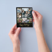 Budget Foto Happy Houses Black Grußkarte Flyer (Gruppe)