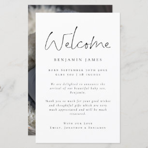 Budget Foto Herzlich willkommen bei der Geburtstag