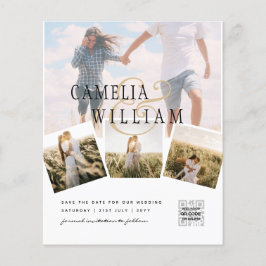 Budget Foto Hochzeit Einladung Classic White Flyer